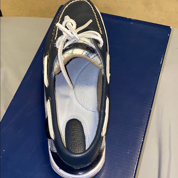 Speedy Bluefish Navy/ Plaid Seq - Picture 3 of 4